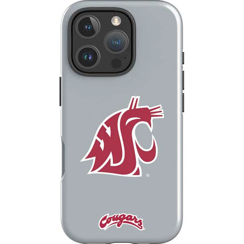 Washington State University WSU Cougars iPhone 16 Pro Impact Case